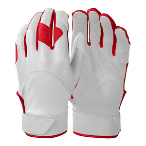 Gants de frappeurs Sports Pro Classic pour adultes, taille S, bleu et rouge, légers, couleur personnalisable - Product Image 3