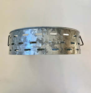 ชุดถาดตกแต่งทำจากโลหะชุบสังกะสี,ชุดถาดสำหรับตกแต่งทำจากโลหะมีที่จับแบบห้อยด้านข้างอุปกรณ์บนโต๊ะอาหารสำหรับตกแต่งโต๊ะ - Product Image 2