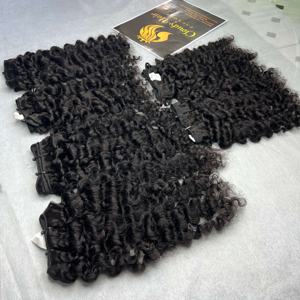 Vente en gros de paquets de cheveux humains vierges 100% bruts non traités, bandes de cheveux humains bouclés birman dans les vendeurs de cheveux humains - Product Image 5