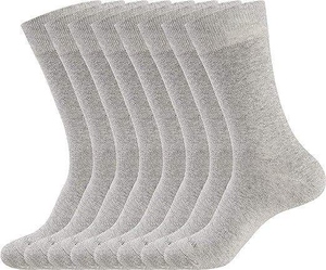 Men's Crew <b>Socks</b> Striped Cotton Spandex Knitted <b>Breathable</b> Regular Style Daily Wear Spring Season Standard Thickness - Product Image 3
