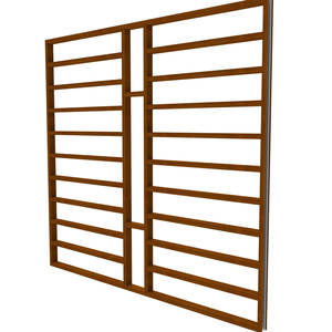 Panneau décoratif de clôture en aluminium architectural avec alliage de la série 6000 en provenance du Vietnam - Product Image 2