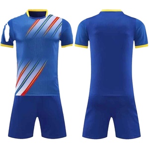 Conjunto de Camiseta de Fútbol Rosa para Hombre, Manga Corta, Sublimada, a Rayas, de Poliéster que Absorbe la Humedad, Uniforme para Todas las Temporadas, Talla Adulto - Product Image 3