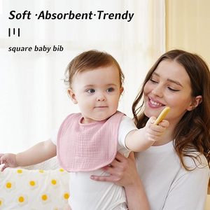 Bavoir pour bébé 100% bambou de qualité supérieure, doux et sûr - Product Image 2