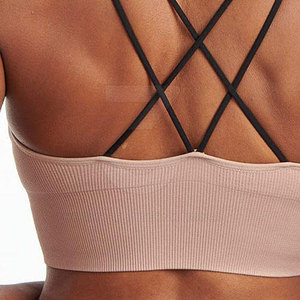 Sujetador Deportivo Profesional para Mujer, Transpirable, de Alta Calidad, Spandex/Nylon, Alto Soporte, Logotipo Frontal, Servicio OEM Disponible - Product Image 5