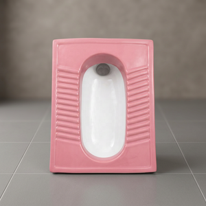 Burgundy <b>Ceramic</b> Orissa Squatting <b>Pan</b> Standard Size Floor Toilet WC From India Sanitary Ware Export Quality - Product Image 2