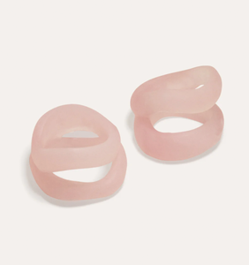 แหวนรองผ้าเช็ดปากเรซิ่นอีพ็อกซี่แบบคลาสสิก งานแฮนด์เมดส่วนตัว งานฝีมือเรซิ่นสีสันใหม่ล่าสุดสำหรับงานอีเว้นท์ - Product Image 5