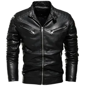 New Arrival 2026 <b>Men</b> Genuine Leather Canvas Winter <b>Jacket</b> Premium Quality Waterproof Breathable Front for Fashion Biker Style - Product Image 1