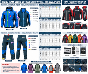 Vêtements personnalisés pour équipes de randonnée, clubs et groupes de plein air |   Bleu Alpin Profond d'été, six variations de couleur |   Vêtements de randonnée pour hommes | - Product Image 6
