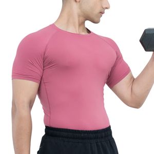 Custom Wholesale <b>Mens</b> Solid High Quality Fitness <b>Compression</b> T <b>Shirt</b> Half Sleeve Quick Dry Breathable Gym Running Athletic - Product Image 4