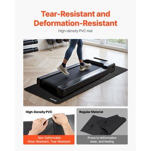 Tapete Plegable de 1/4 de Pulgada de Grosor, 24 x 68 Pulgadas, para Caminadora, Equipo de Ejercicio de Alta Calidad para Alfombras y Pisos de Madera - Product Image 3
