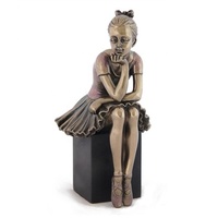 Ballet Danseur Résine Serre-Livres Ballerine Ornement Nordique Personnalisé Figurines Danse Fille Statue Sculpture En Bronze