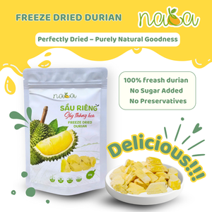 Merienda en rodajas vegana saludable sin azúcar Durian dulce liofilizado Grado de exportación 35 g/bolsa - Product Image 3