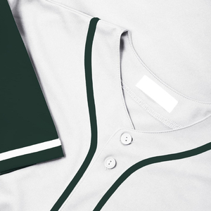 Maillots de baseball pour hommes Blank Fashion, grandes tailles, séchage rapide, vêtements de sport, vente en gros, logo personnalisé, OEM personnalisé - Product Image 6
