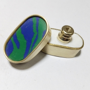 MOP Marble Door <b>Knob</b> with Brass Frame <b>Adjustable</b> Living Room Cabinet Pulls Furniture Hardware for Wardrobe & Drawer Use - Product Image 6