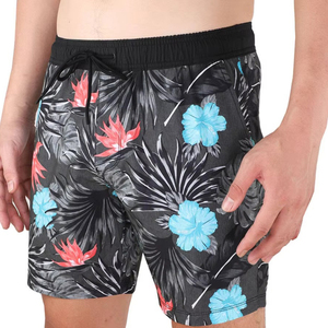 Shorts en maille imprimés par sublimation pour homme, taille élastique, fabriqués au Pakistan, collection été - Product Image 1