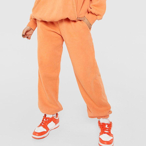 Survêtement décontracté à capuche pour femme, avec logo personnalisé, effet délavé, couleur unie, poids lourd, fabriqué en usine, pour l'extérieur, hiver, nouveau style - Product Image 4