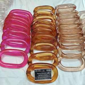 โซ่เรซิ่นใสแบบผสมสำหรับตกแต่งผนัง DIY ฉากกั้นห้อง และอุปกรณ์ตกแต่งม่าน - Product Image 1