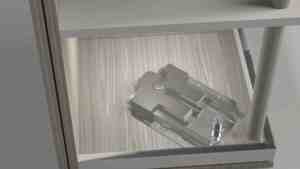 Juego de herrajes para armarios de aleación de Zinc niquelado G400 de gama alta, toboganes de cajón de lujo para cocina y armario - Product Image 2