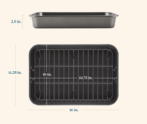 Premium Roasting <b>Pan</b> Designed For Modern Family Kitchens With Spacious Cooking Surface Durable Stainless Steel Construction - Product Image 4