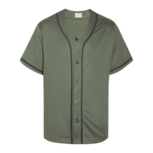Camiseta de Béisbol Personalizada Verde Oliva de Alta Calidad, Tejido Transpirable de Alto Rendimiento, Uniforme de Equipo - Product Image 1