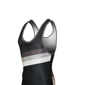 Wholesale Men's Wrestling <b>Singlet</b> Sublimated Sportswear Wrestling <b>Singlets</b> For <b>Weightlifting</b> Power Training OEM Service - Product Image 5