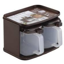 Inomata Mini bottiglia marrone per cucinare il condimento - Product Image 1