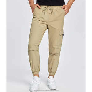 Pantalons pour hommes Pantalons délavés décontractés Pantalon de sport cargo Pantalon de survêtement avec logo personnalisé en vente de gros Pantalon de survêtement avec tissu foncé Design uni et vierge - Product Image 5