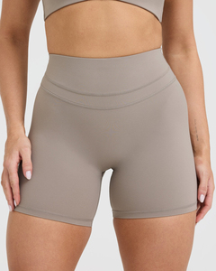 Custom Latest <b>Minky</b> Unified Shorts for Women High Waisted Women's Shorts Compressive Waistband Sweat Wicking Performance <b>Fabric</b> - Product Image 6
