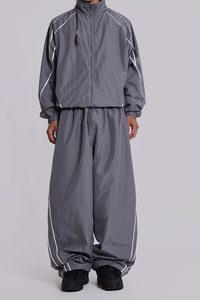Custom Oversized Windbreaker Pants Streetwear Hip Hop Baggy Tracksuit Bottoms Waterproof Nylon <b>Cargo</b> <b>Joggers</b> <b>for</b> <b>Men</b> and Women - Product Image 4