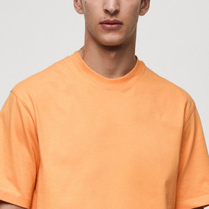 Camisetas de Hombre de Color Sólido Estilo Urbano, Camisetas de Algodón Lisas Personalizadas con Empaque Personalizado - Product Image 5