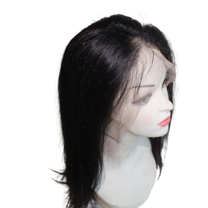 Peluca de cabello natural vietnamita suave, cabello humano sin pegamento, 360 de encaje Frontal, la mejor onda recta de Vietnam - Product Image 1