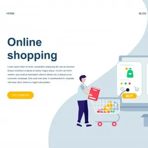 Diseño y desarrollo de sitios web de comercio electrónico hermoso CMS de compras móviles en línea personalizadas