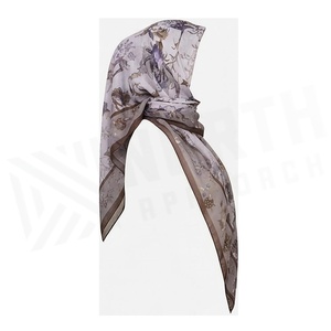 Women's <b>Square</b> <b>Silk</b> <b>Scarf</b> Floral Print Elegant Multi-Functional Fashion Accessory All Seasons - Product Image 3