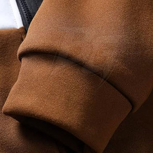 Conjunto Deportivo Personalizado de Invierno con Capucha, Cierre de Cremallera, Algodón Sólido, Secado Rápido, Transpirable, Ecológico, Suave y Elástico para Entrenamiento en el Gimnasio - Product Image 5