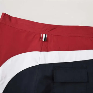 Pantalones Cortos de Hockey sobre Hielo Personalizados de Alta Calidad para Adultos, Ropa Deportiva Profesional Unisex de Nailon con Bloques de Color y Cierre con Cordón - Product Image 4