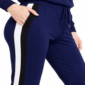 Ensemble de survêtement sportif pour femmes, leggings à manches longues, couleur unie, respirant, antibactérien, confortable, extensible - Product Image 2