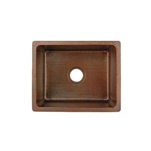 Évier de cuisine en cuivre supérieur, cuve profonde et fonctionnelle, offrant un espace de travail confortable pour les besoins de préparation culinaire - Product Image 2