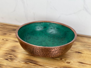 Lavabo de cobre hecho a mano, lavabo marroquí decorativo para baño, lavabo de cobre artesanal, lavabo de metal para baño - Product Image 3