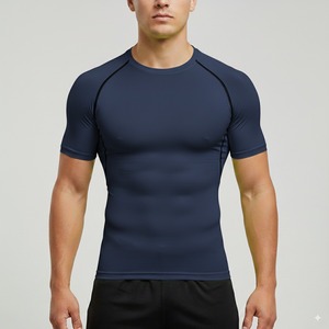 <b>Men</b>’s <b>Compression</b> <b>Shirt</b> <b>for</b> Workout and Gym Athletic Performance Fit Training <b>Shirt</b> <b>for</b> Running Fitness Sports Exercise - Product Image 6