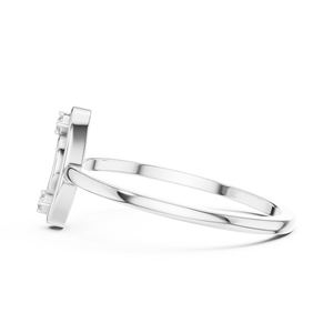 Anillo de oro macizo de 14k para mujer con diamante de corte redondo, simple, clásico y minimalista, para regalo, compromiso, aniversario, boda. - Product Image 5