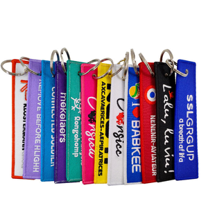 Porte-clés brodé artisanal de qualité supérieure, cadeau personnalisé, autres bijoux - Product Image 4