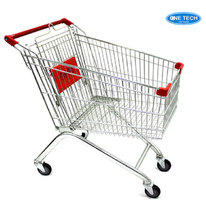 Shopping <b>trolleys</b> / Shopping <b>carts</b> 100L Vietnam One Tech Shopping <b>Cart</b> Mesh Eco-Friendly, Anti-Rust Blue, Red - Product Image 3