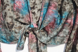 Nouveau Fleetwood mac à manches cloche avec cravate Stevie Nicks Summer Crop Hippie Top pour femme - Product Image 4