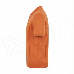 Polos de Alta Calidad para Hombre con Cierre de Cremallera, Logotipo de Marca Impreso, Diseño a Rayas, Ropa Deportiva, Colores Personalizados - Product Image 3