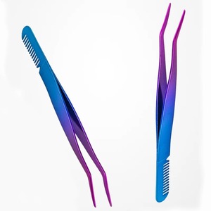 1 Pieza de Pinzas para Pestañas BAFA SURGICAL INSTRUMENTS BSI-ET-364, Aplicador de Pestañas y Cejas, Punta Recta, Acero Inoxidable, Duradero - Product Image 3