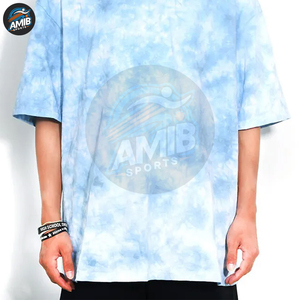 T-shirts Tie-Dye Homme Personnalisables – Créez Votre Propre Couleur – Col Contrastant – Polyester/Coton de Haute Qualité – Coupe Oversize Respirante – Vente en Gros Pakistan - Product Image 5