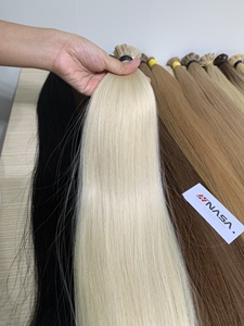 ผมแท้เวียดนามเกรดพรีเมียม 1 กก. คุณภาพ 100% ความยาว 22-26 นิ้ว สีบลอนด์ PLA # 613 สำหรับเคราติน-ทิป นาซ่า แฮร์ รุ่นแอนดี้ - Product Image 4