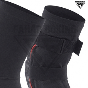 Nouvelles protections de genoux ergonomiques en cuir véritable haute performance, légères et réglables, design hexagonal pour MMA et boxe - Product Image 5