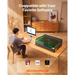 20W <b>Laser</b> <b>Engraver</b> Cutter <b>Machine</b> 36000 Mm/min Enclosure Camera 19.7 X 12.6 Working Area for Wood Paper Certain Metal Class 1 - Product Image 6