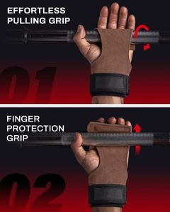 Sangles de musculation rembourrées haute résistance avec support de poignet antidérapant pour soulevés de terre, entraînements en salle de sport, haltérophilie et musculation - Product Image 6